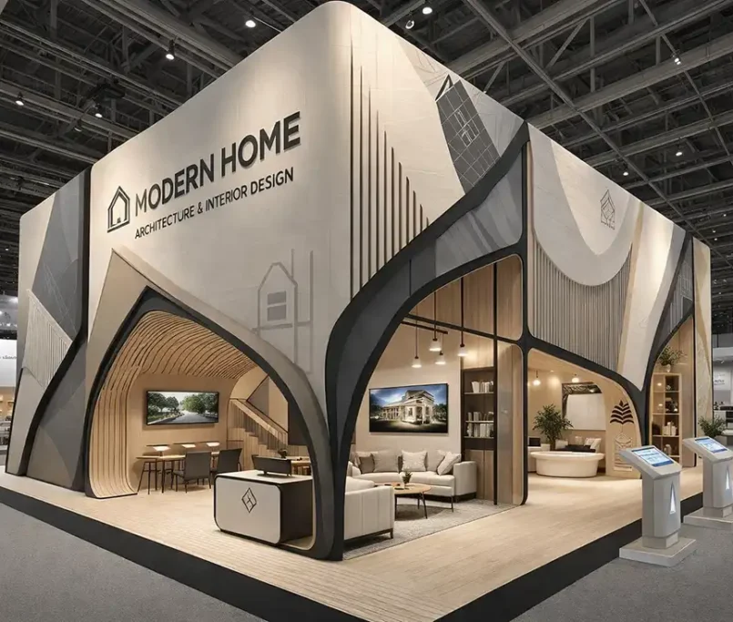 غرفه سازی نمایشگاه بین المللی خانه مدرن، معماری داخلی و دکوراسیون