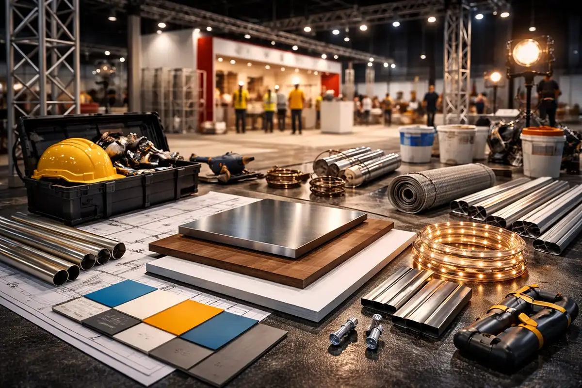 متریال غرفه نمایشگاهی